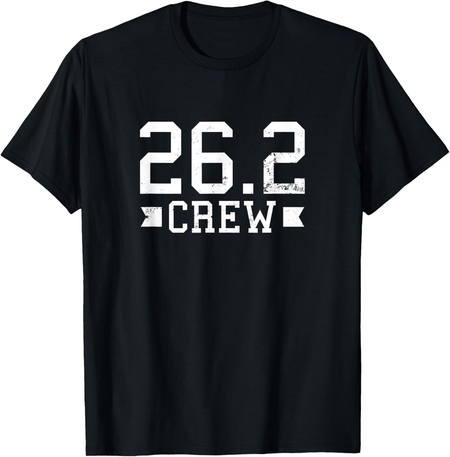 26.2 Running Design Marathon Crew Gift T-Shirt - T-Shirt | Black