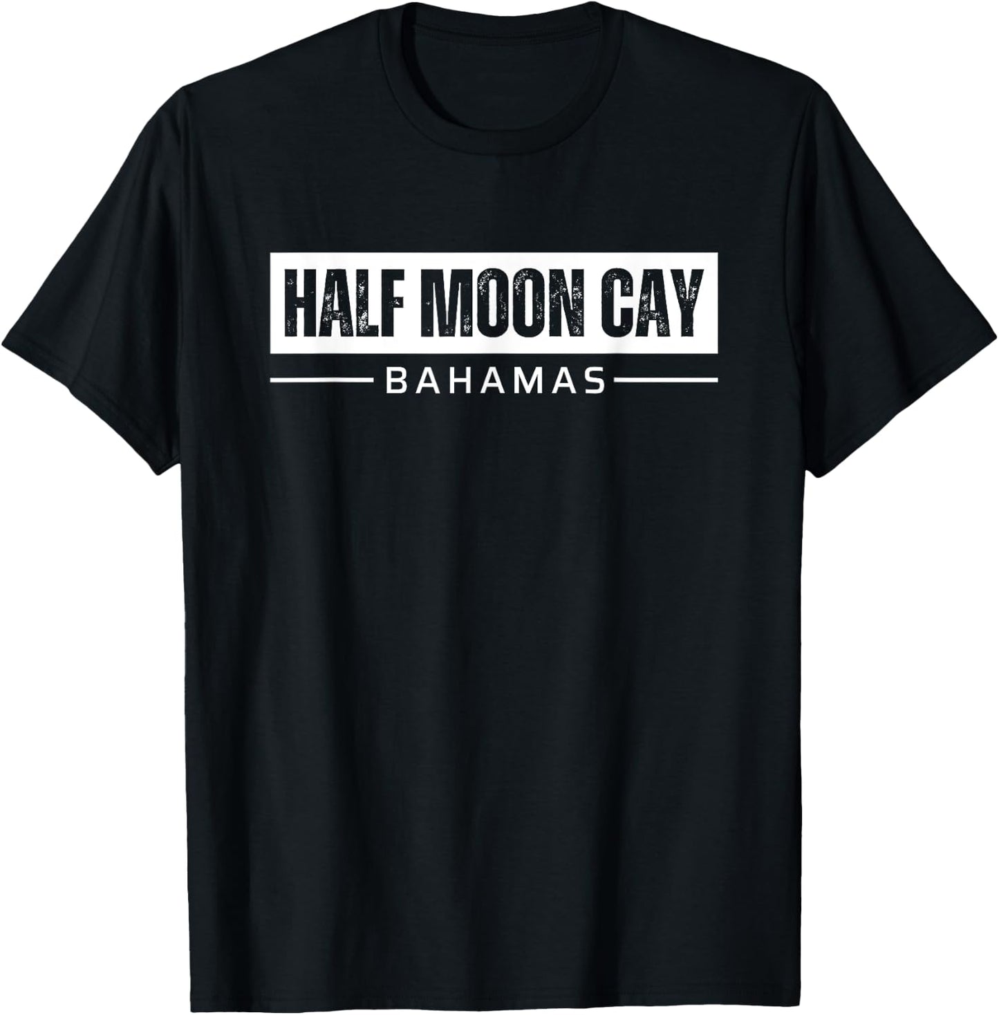 Half Moon Cay Bahamas Souvenirs T-Shirt - T-Shirt | Black