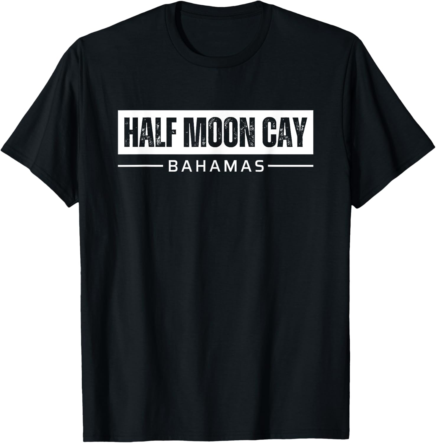 Half Moon Cay Bahamas Souvenirs T-Shirt - T-Shirt | Black