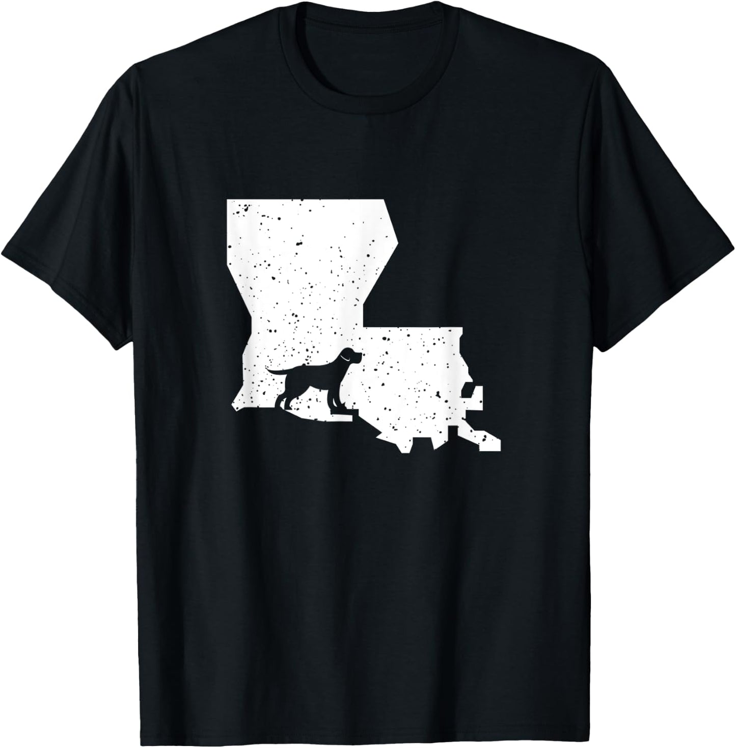 Labrador Louisiana Dog Lover T-Shirt - T-Shirt | Black