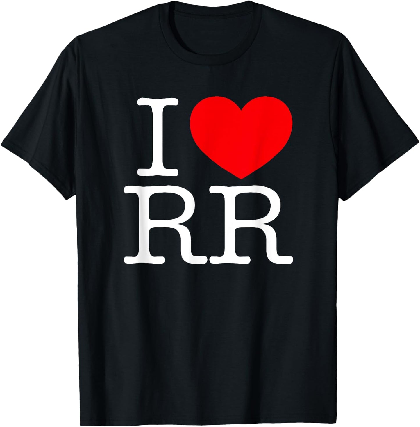 I Love (Heart) RR T-Shirt - T-Shirt | Black