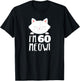 Cat Birthday Gift Woman 60th Birthday: Age 60th Year Meow! T-Shirt - T-Shirt | Black