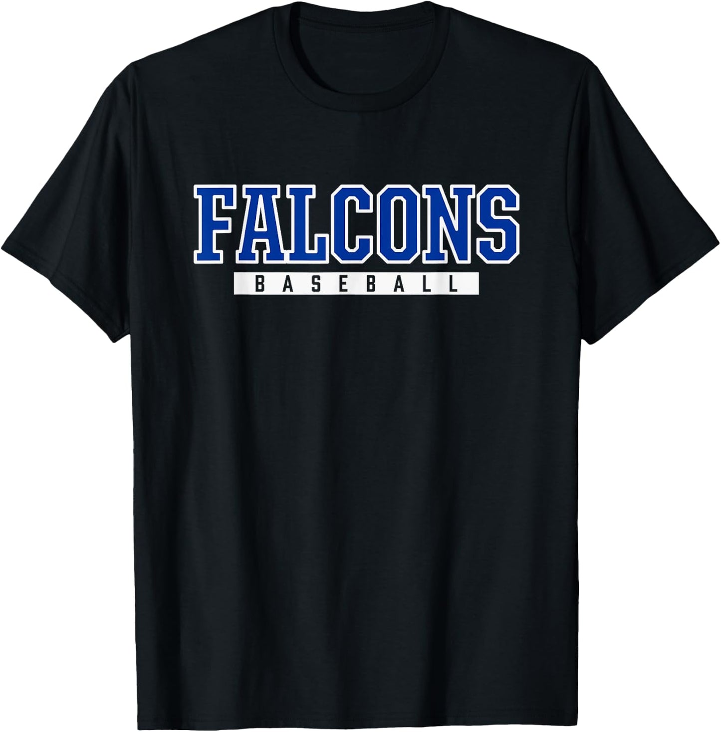 Skyview Falcons Baseball T-Shirt - T-Shirt | Black