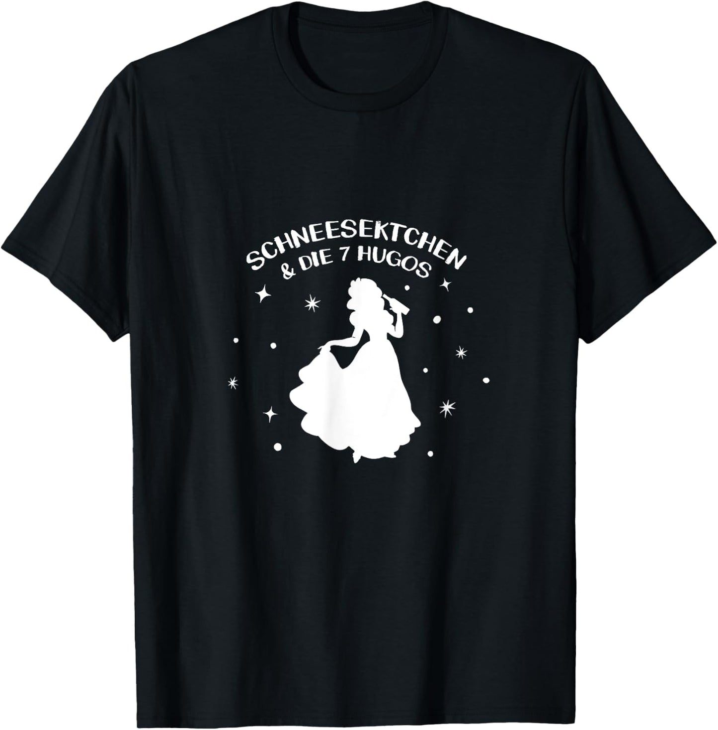 Schneesektchen JGA Alkohol Junggesellinnenabschied Damen T-Shirt - T-Shirt | Black