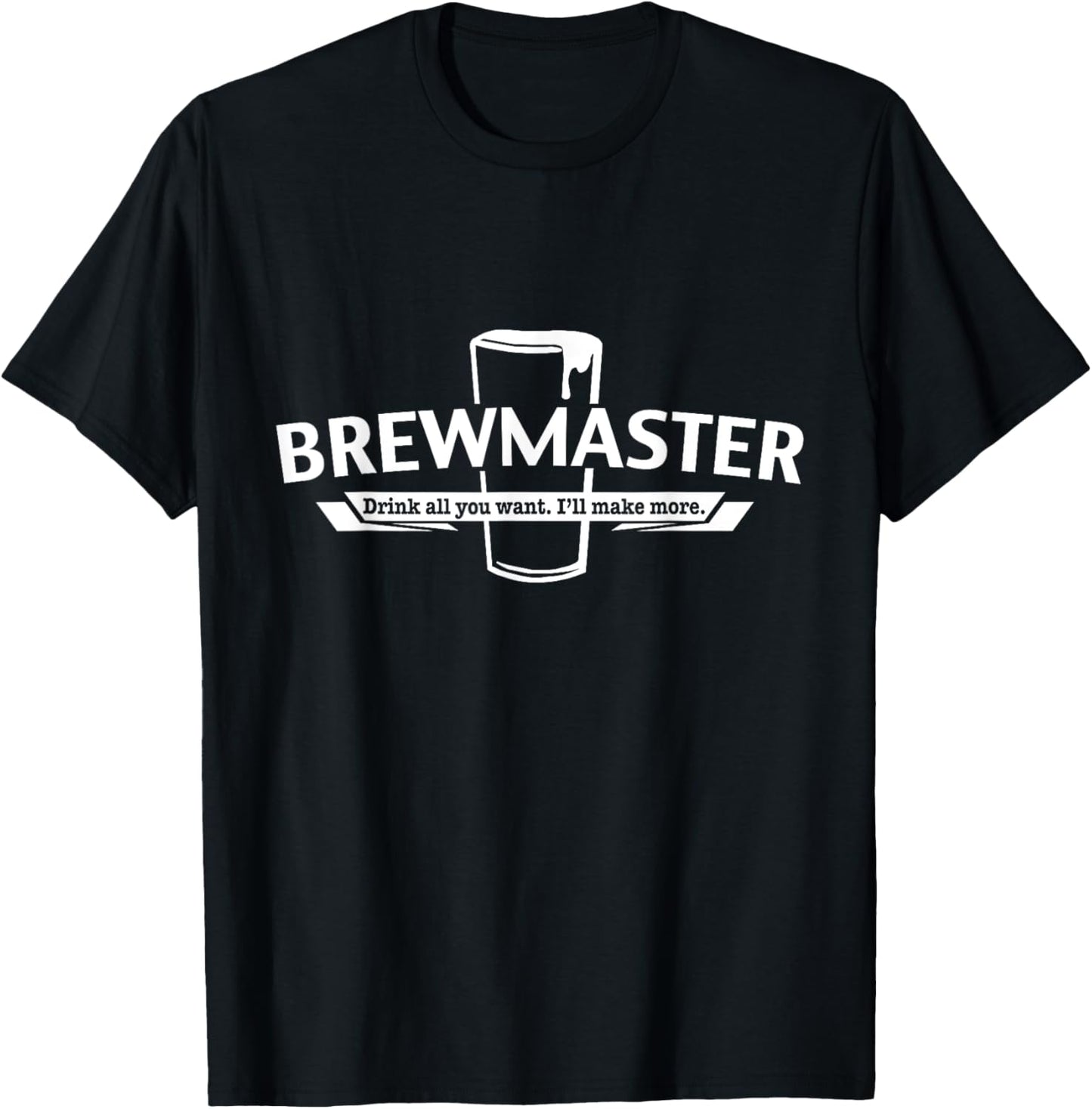 Brewmaster - Craft Beer Home Brewing Brewer Gift T-Shirt - T-Shirt | Black