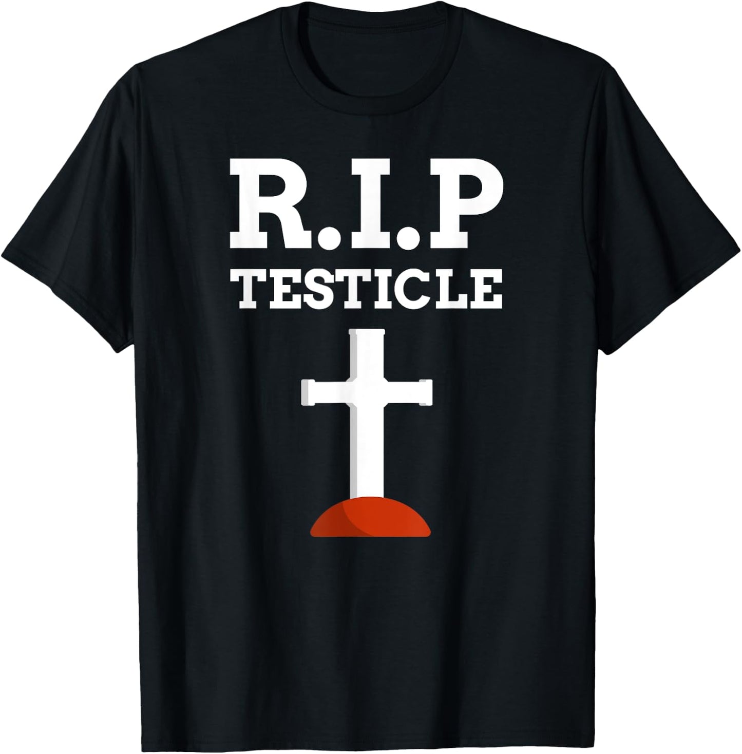 Funny Testicle Gifts & Radical Inguinal Orchiectomy T-Shirt - T-Shirt | Black