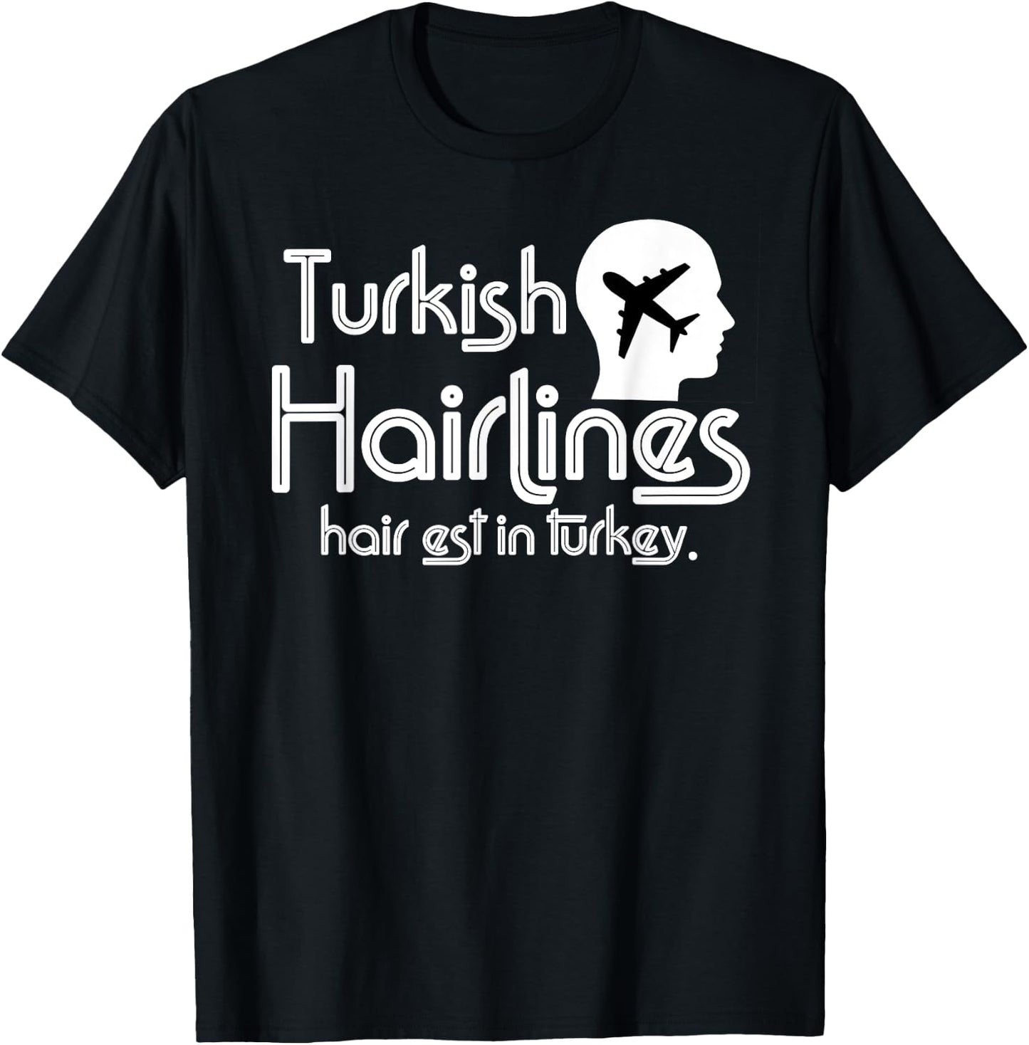 Turkey hair transplant funny hairlines T-Shirt - T-Shirt | Black