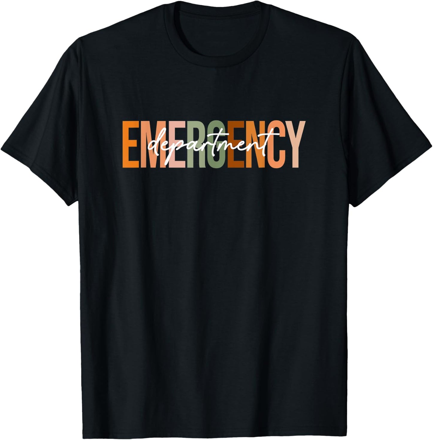 Emergency Department ER Nurse Squad Nursing Nurse Graduation T-Shirt - T-Shirt | Black