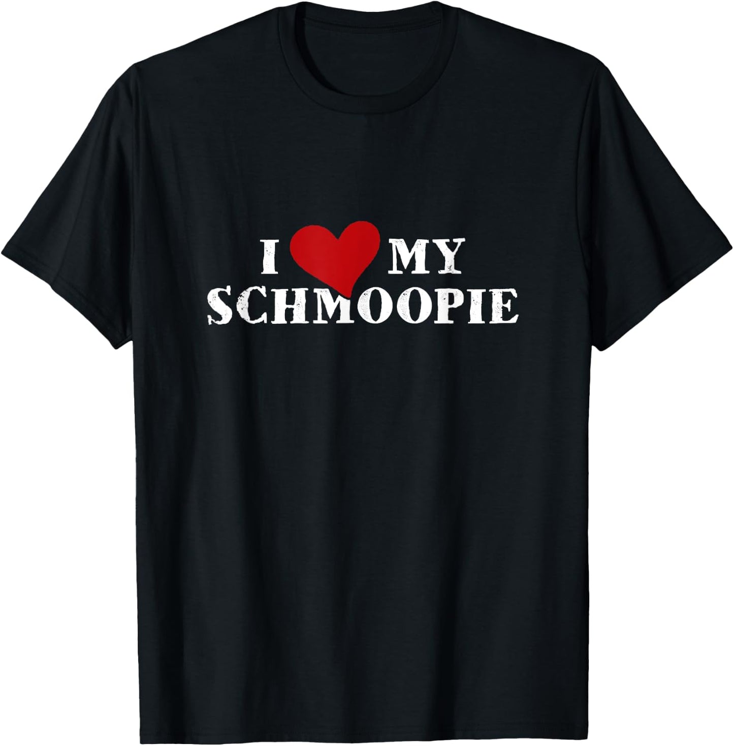 Schmoopie Boyfriend Girlfriend Lovers Pet Name T-Shirt - T-Shirt | Black