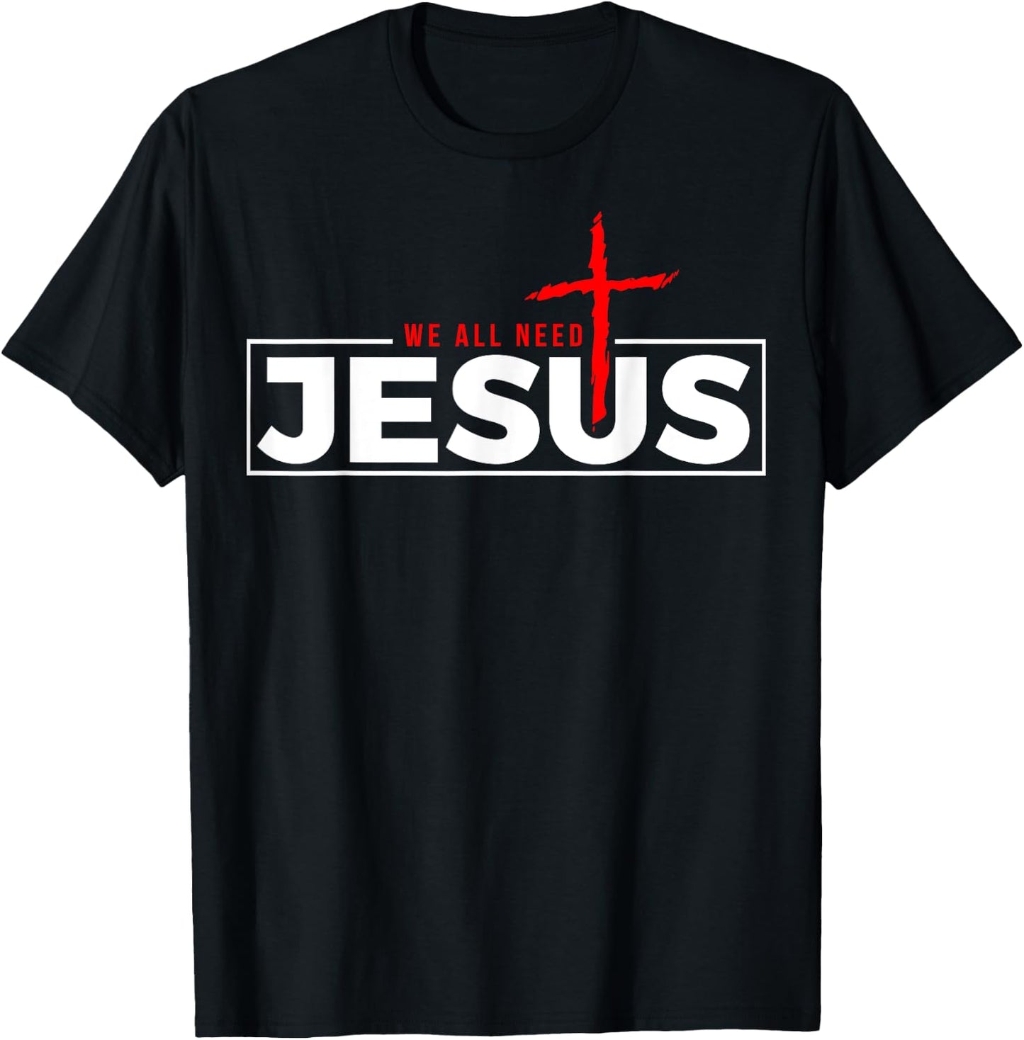 Jesus Christ and Faith Christian Bible and Love Jesus T-Shirt - T-Shirt | Black