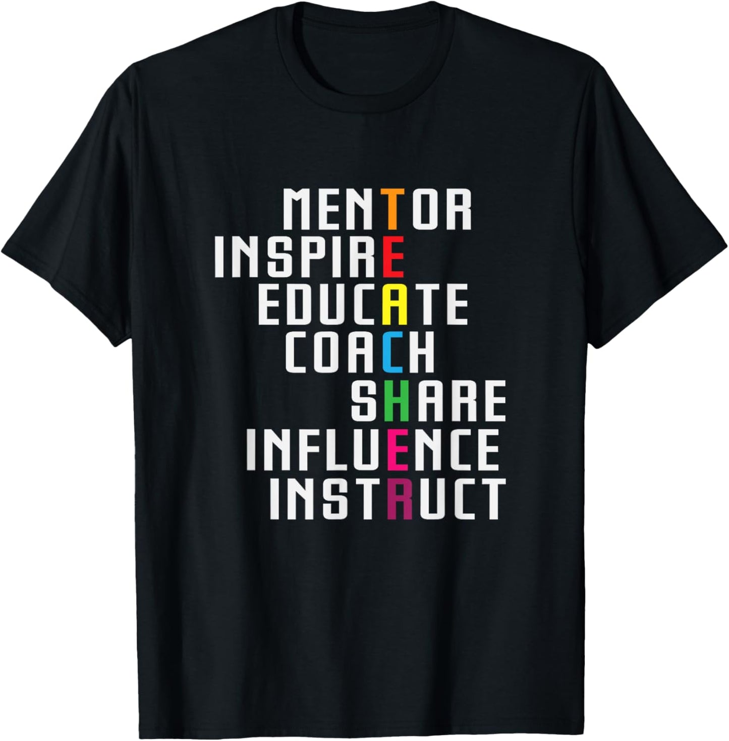 Teacher Inspirational Educator Favorite School Teacher Men Women Girls Kids T-Shirt - T-Shirt | Black