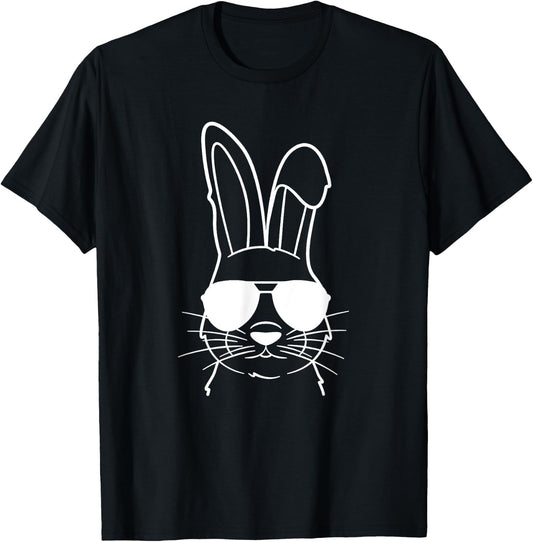 Cool hip-hop bunny, Easter gift, men and women T-Shirt - T-Shirt | Black