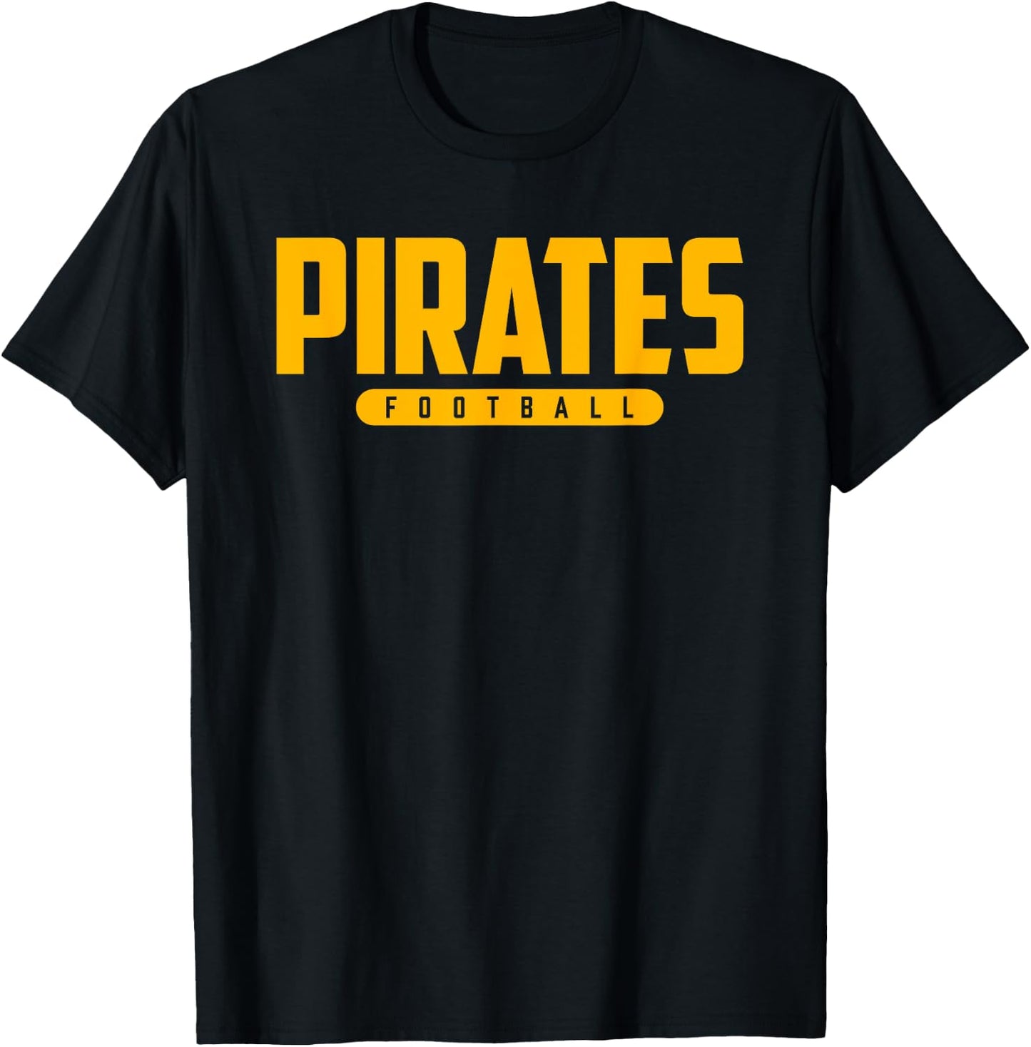 Poth Pirates Football T-Shirt - T-Shirt | Black