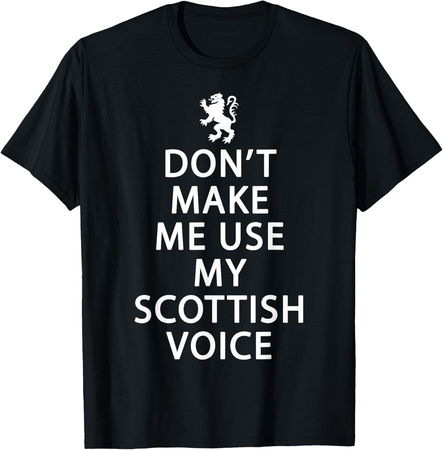 Scottish History Clothing - Rampant Lion Apparel - Scotland T-Shirt - T-Shirt | Black