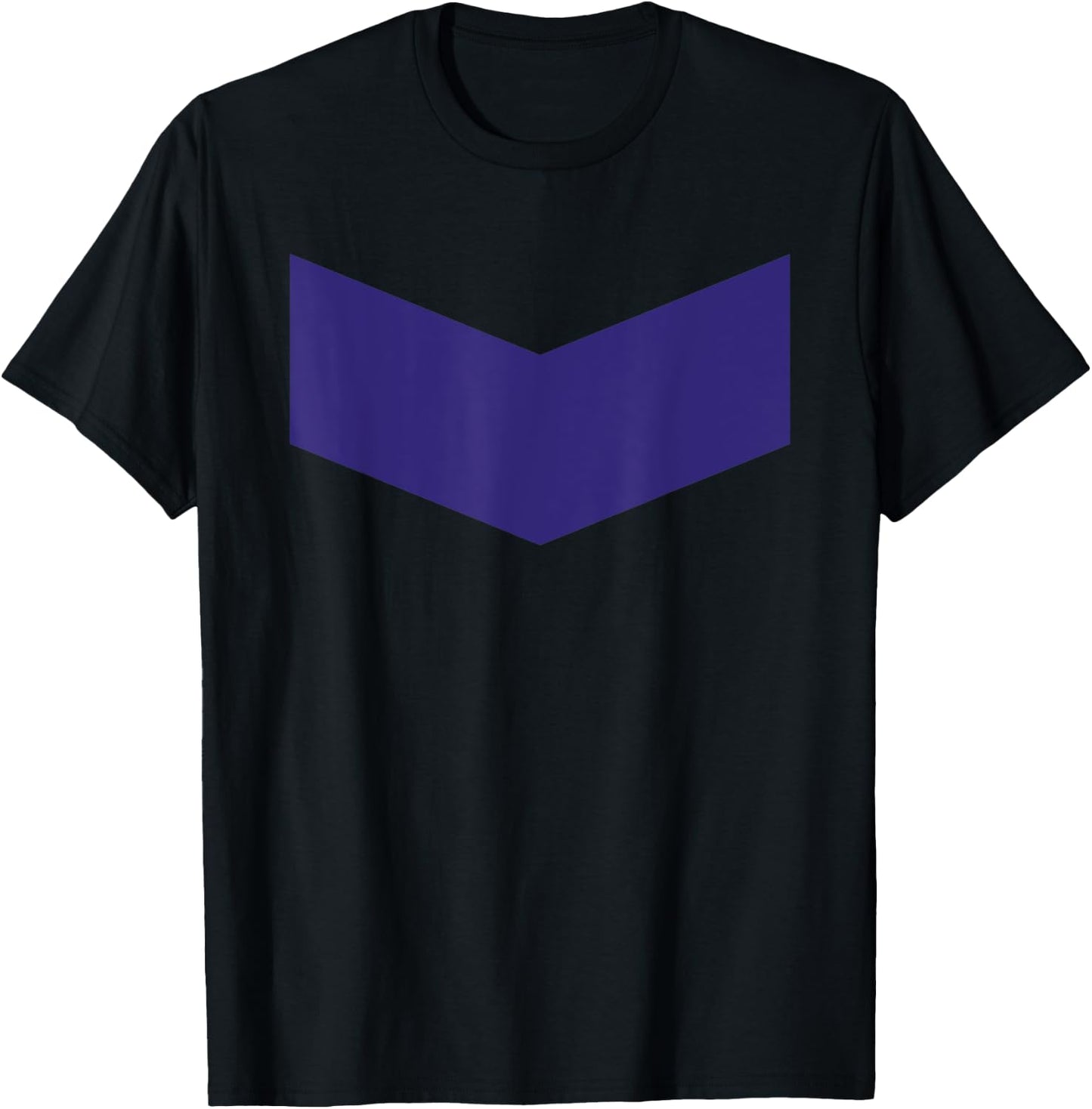 Purple Chevron Iconic T-Shirt - T-Shirt | Black