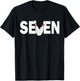 7th Birthday Seven 7 Years Old Bowling Party 2012 Birthday T-Shirt - T-Shirt | Black