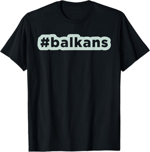 Balkan Kid Bosnian Serbia Macedonia Croatia Jugoslavia Brate T-Shirt - T-Shirt | Black