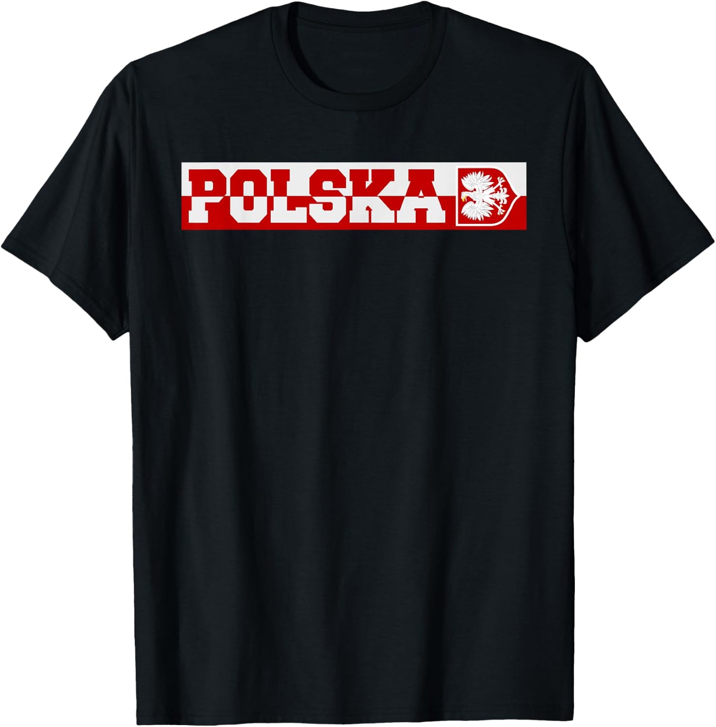 Poland For Gift Poland Poland Warsaw Flag , Black, S T-Shirt - T-Shirt | Black