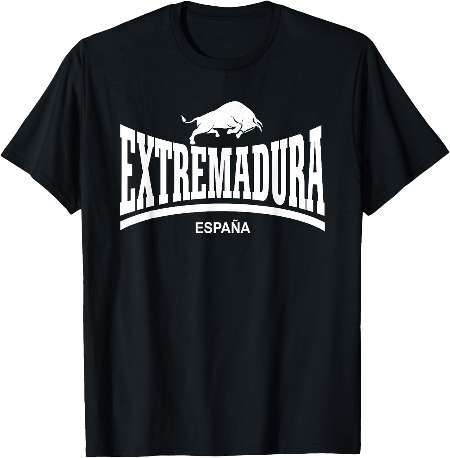 Extremadura - España + Stier T-Shirt - T-Shirt | Black