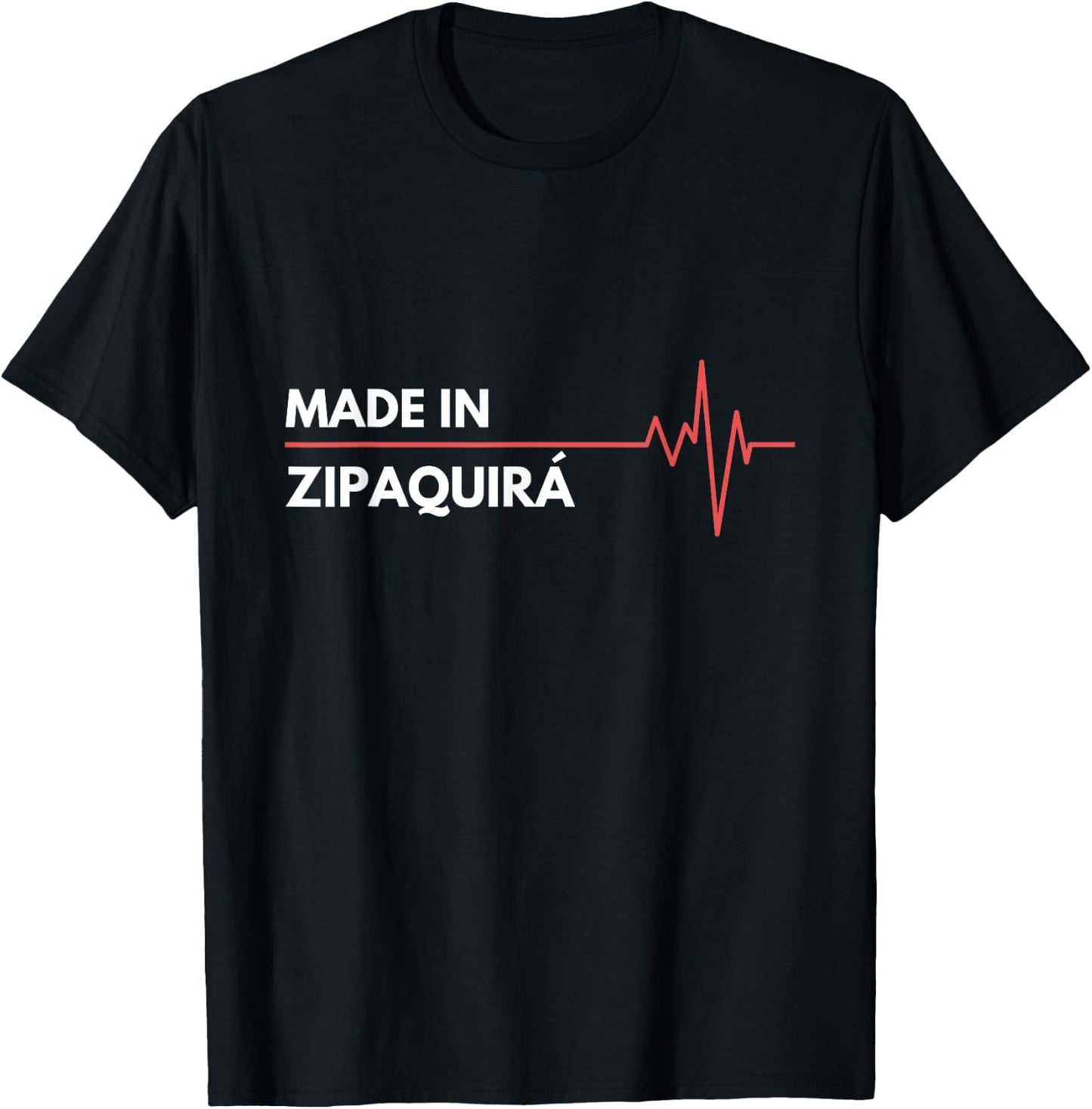 Made In Zipaquira Colombia City Of Birth Hometown T-Shirt - T-Shirt | Black