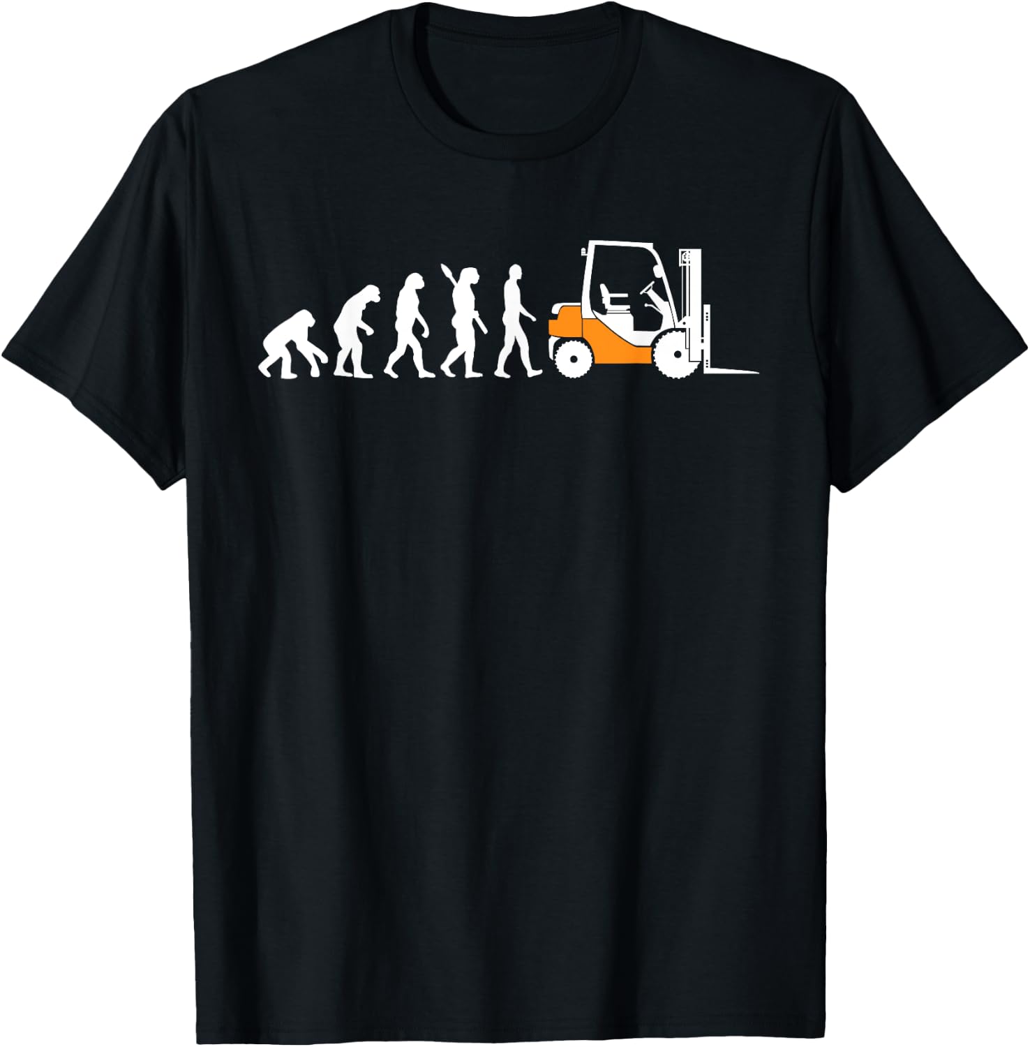 Funny Forklift Driver Art Women Forklift Operator T-Shirt - T-Shirt | Black