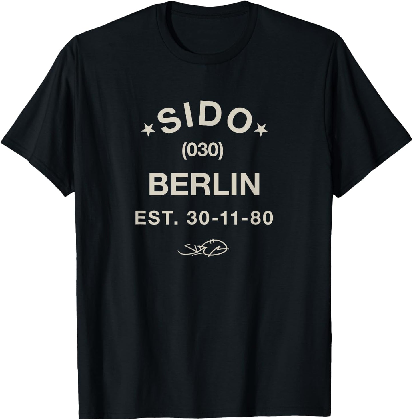 (030) Berlin , black T-Shirt - T-Shirt | Black