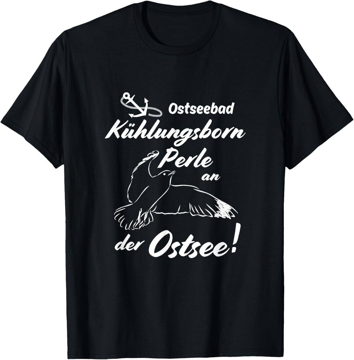 Kühlungsborn Ostseebad und Perle an der Ostsee T-Shirt - T-Shirt | Black