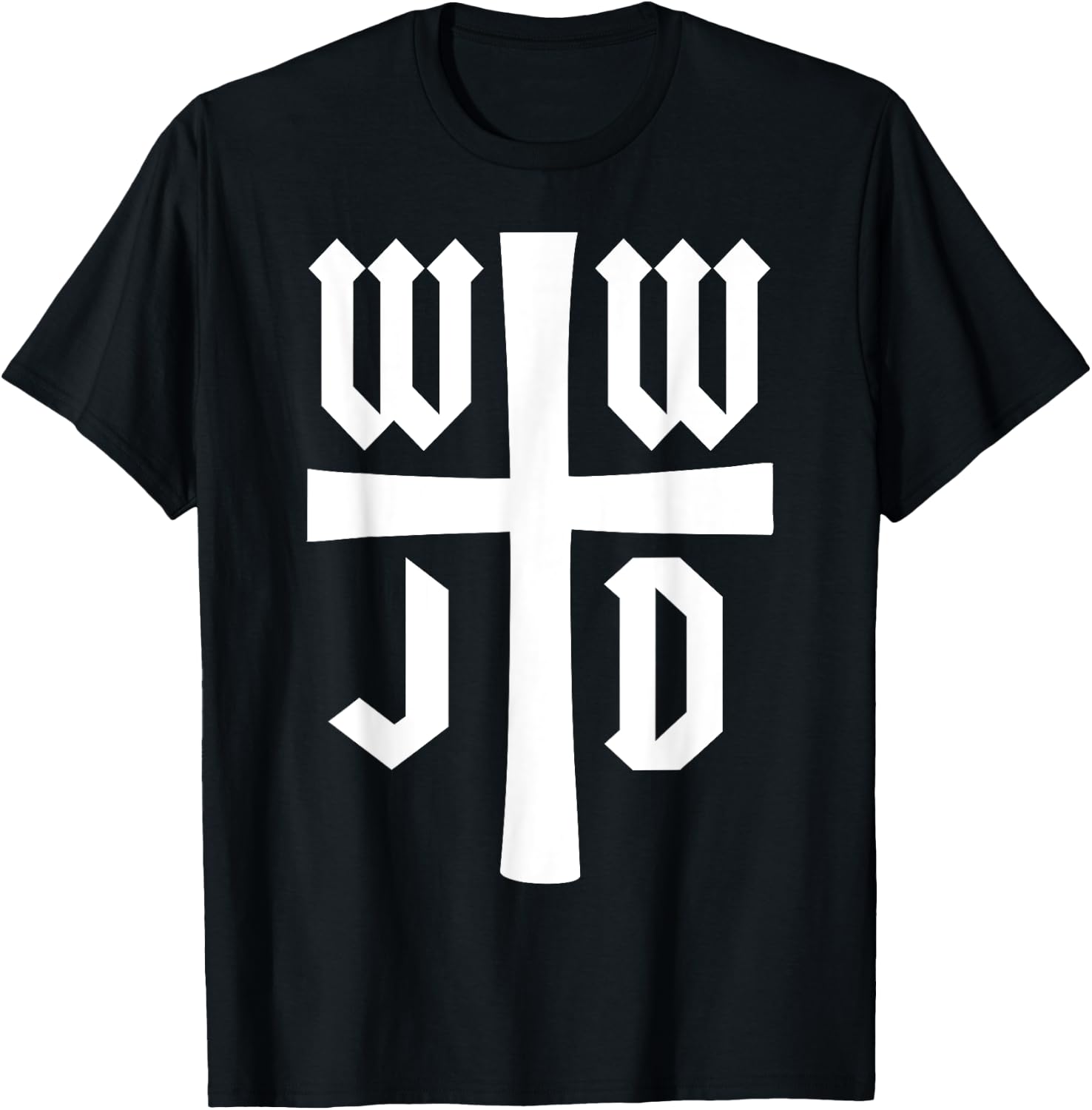 WWJD - What Would Jesus Do - Christian Faith - Inspirational T-Shirt - T-Shirt | Black