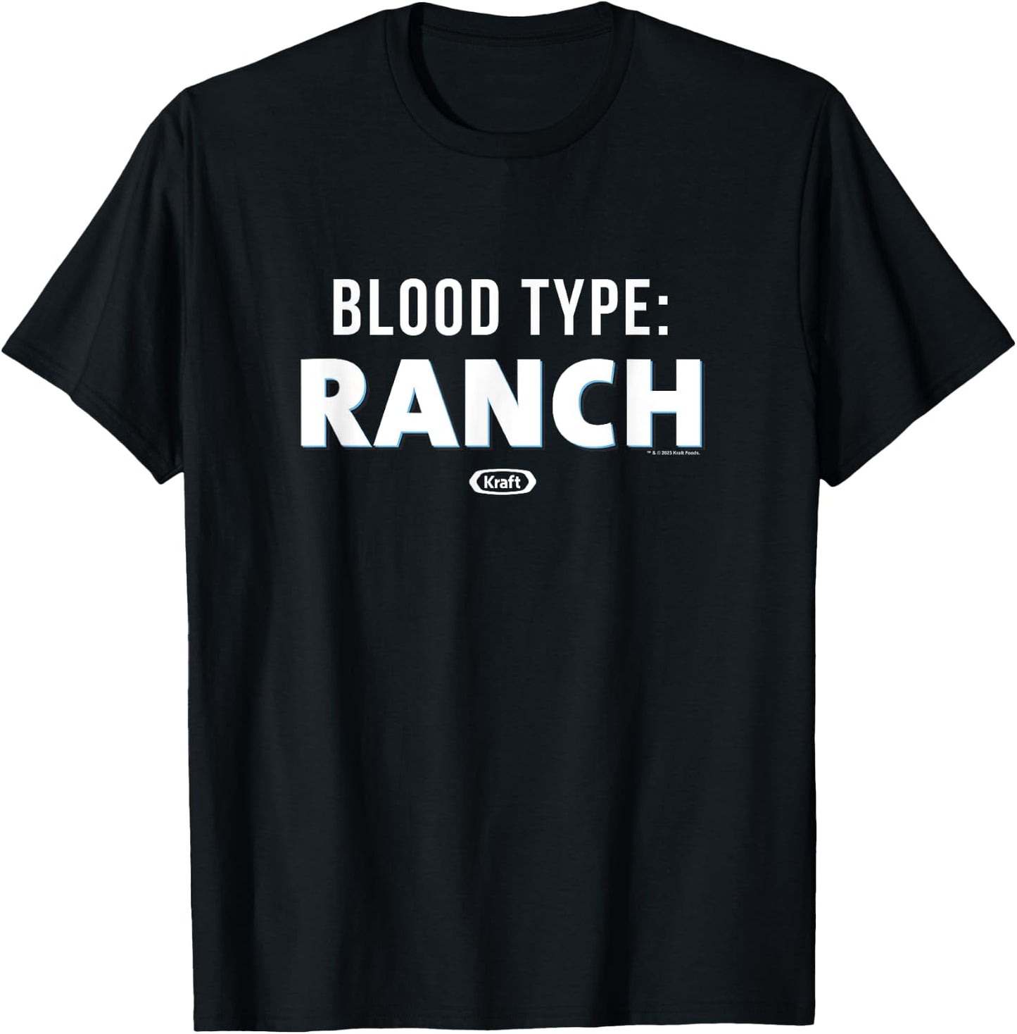 Heinz Kraft Mac & Cheese Blood Type Ranch Big Chest Logo T-Shirt - T-Shirt | Black