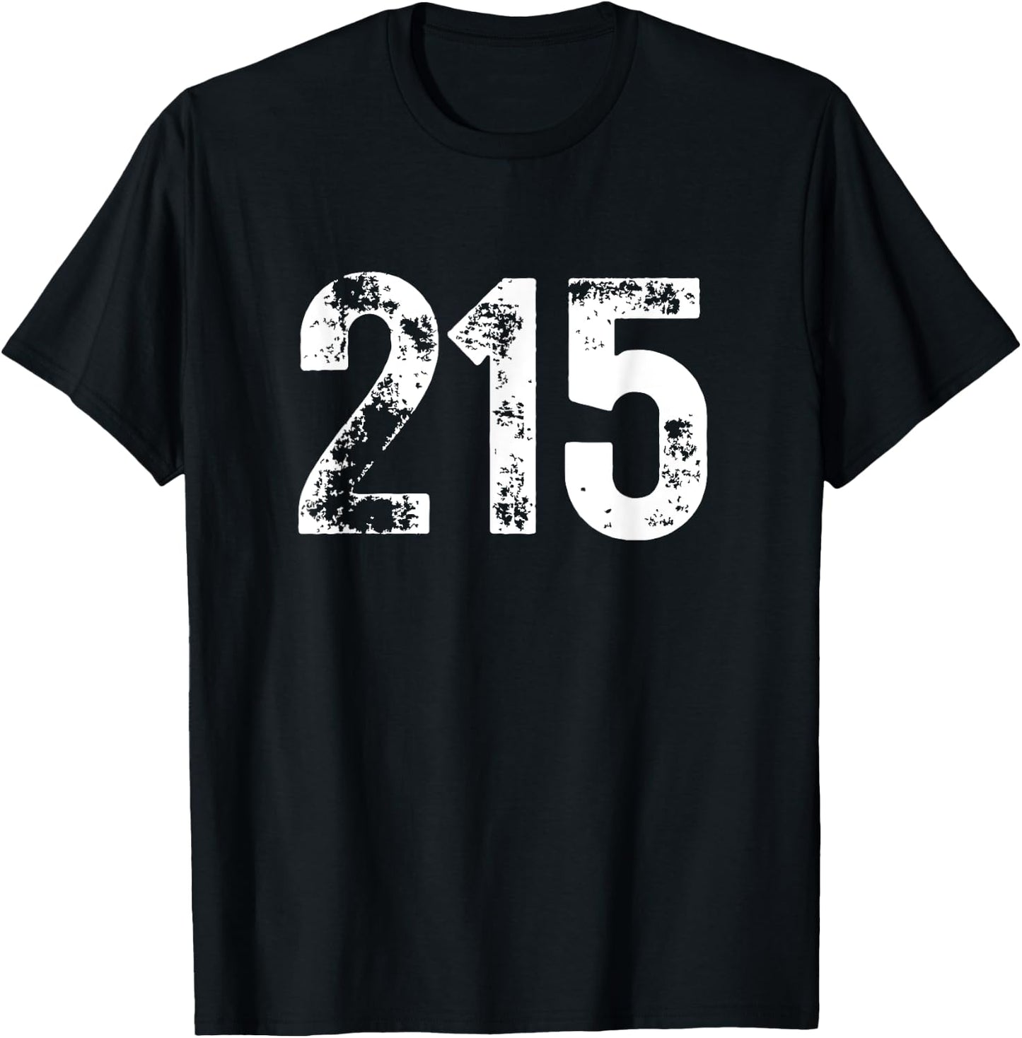 Area Code 215 Philadelphia Pennsylvania PA 215 T-Shirt - T-Shirt | Black