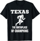 Texas American Football Champion Legends Players Team Fan T-Shirt - T-Shirt | Black