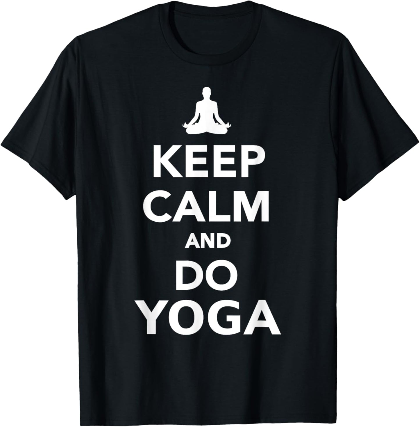 Keep calm and do Yoga T-Shirt - T-Shirt | Black