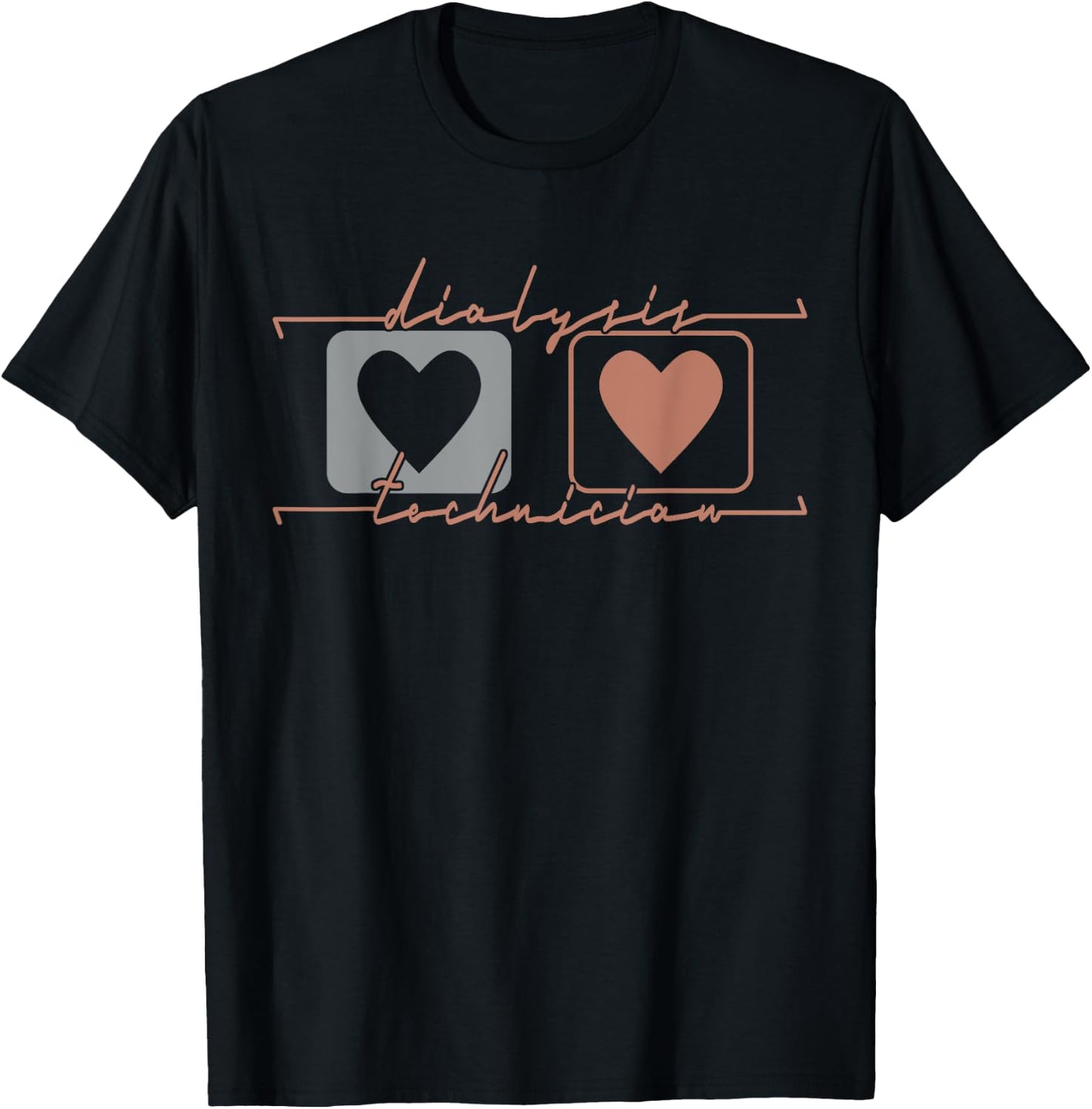 Dialysis Technician Funny Nephrology Tech Hemodialysis T-Shirt - T-Shirt | Black