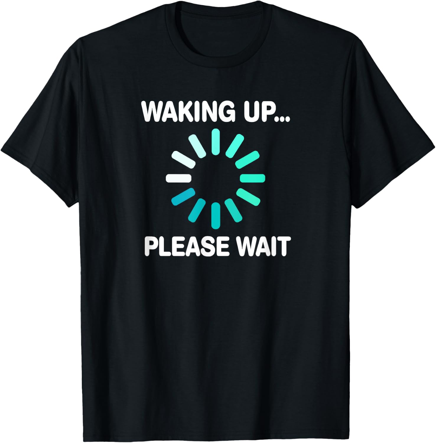 Waking Up Humor Night Owl PJ Men Women Humorous T-Shirt - T-Shirt | Black