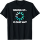 Waking Up Humor Night Owl PJ Men Women Humorous T-Shirt - T-Shirt | Black