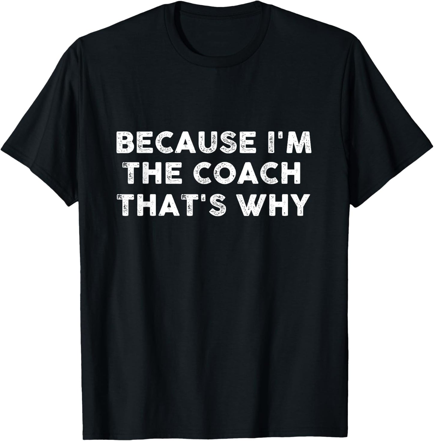 Funny Coach Sports Football Basketball Soccer Hockey Gift T-Shirt - T-Shirt | Black