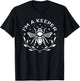 Beekeeping I'm a Keeper Humor I'm a Keeper Beekeeper Funny - -Adult, Beekeeper , Black, Small, Short Sleeve T-Shirt - T-Shirt | Black