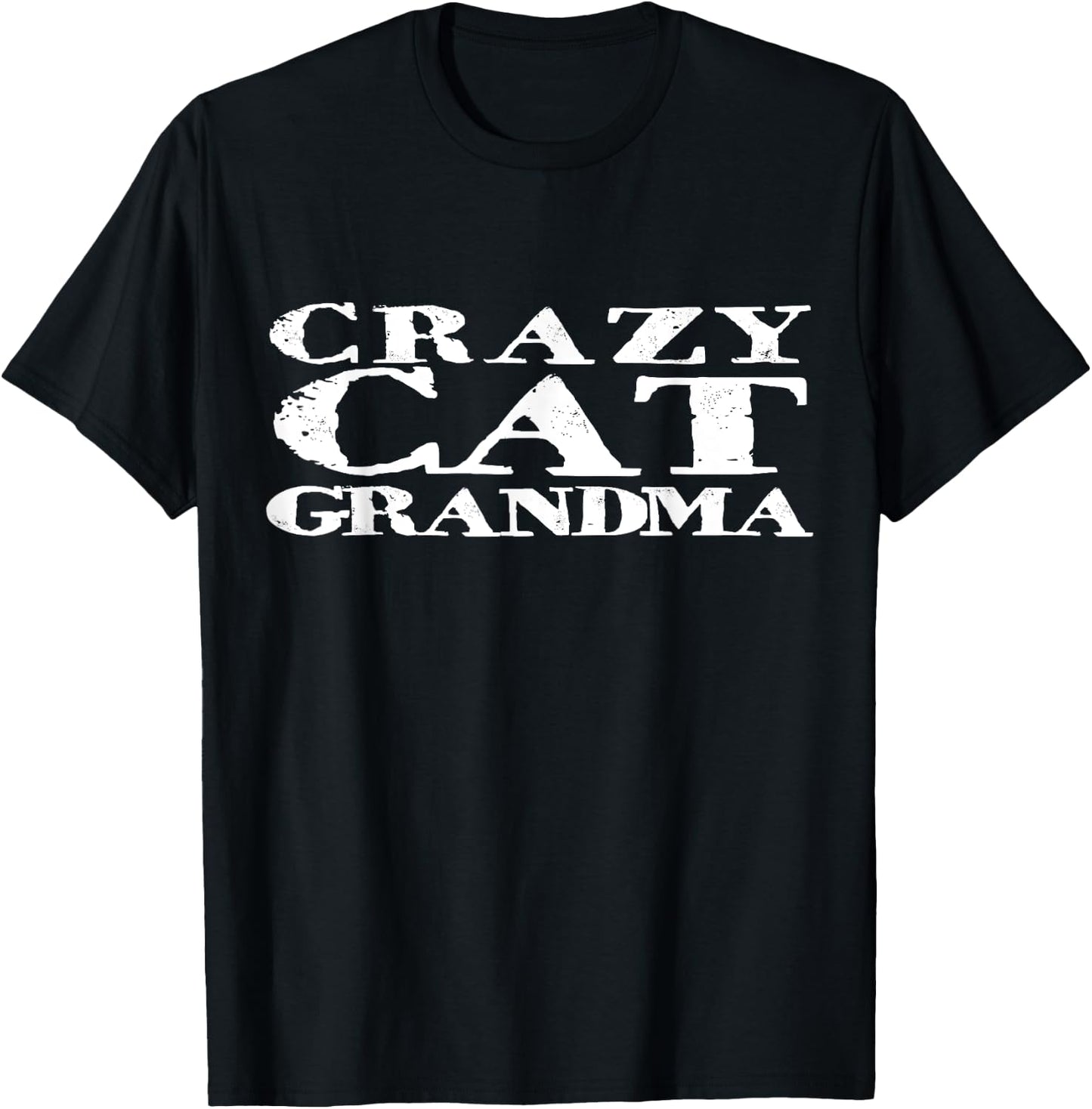 Crazy Cat Grandma Crazy Cat Lady Owners T-Shirt - T-Shirt | Black