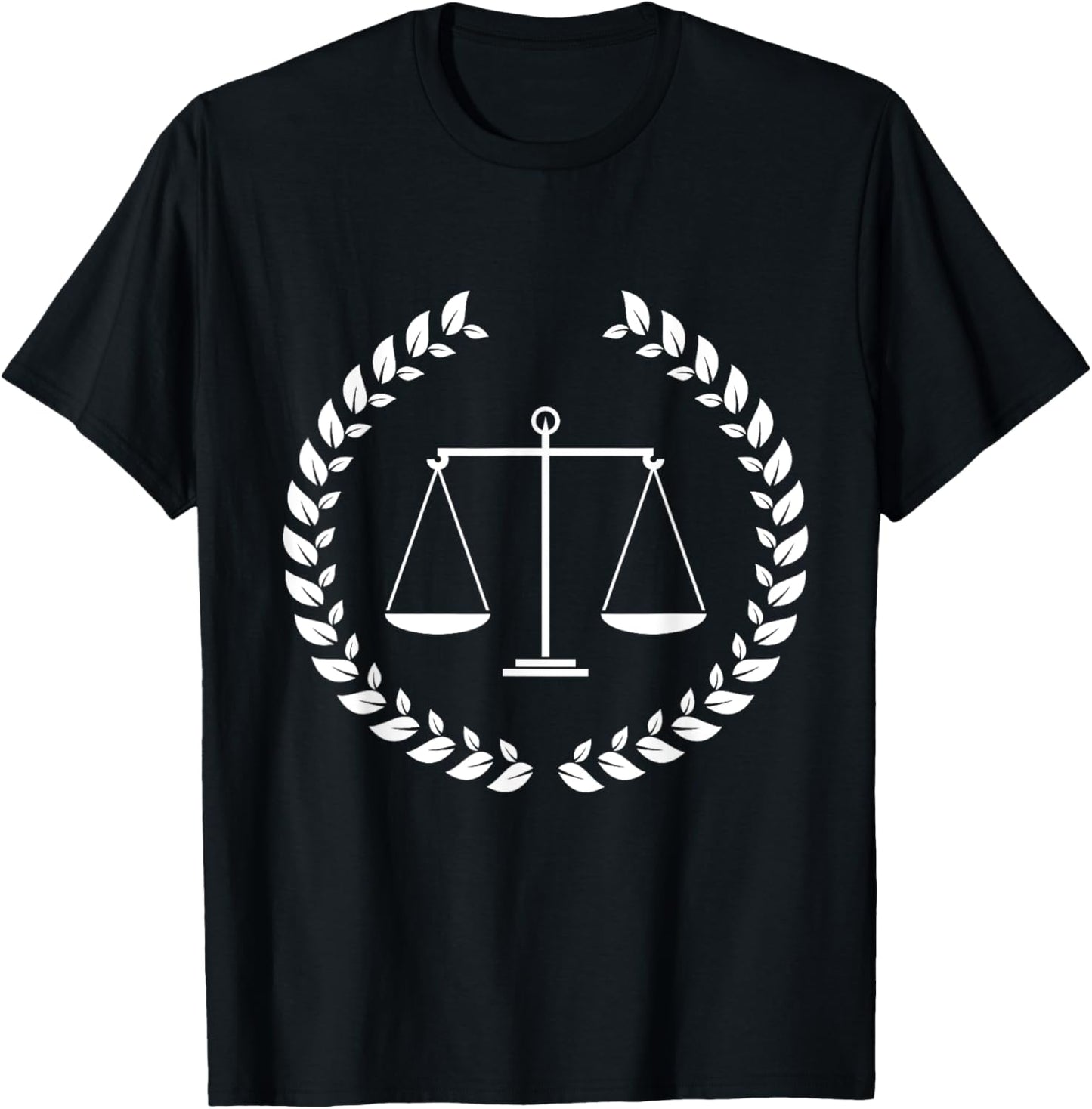 Law Student Lawyer Justice Scale Gift - Men Women T-Shirt - T-Shirt | Black
