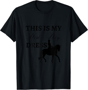 Derby Day 2023 This Is My Derby Day Dress Horse Racing Funny T-Shirt - T-Shirt | Black