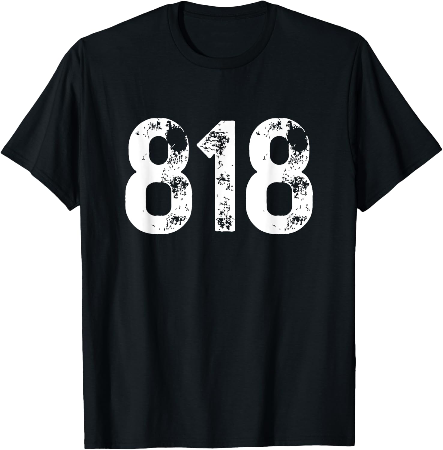 Area Code 818 Los Angeles California CA 818 T-Shirt - T-Shirt | Black