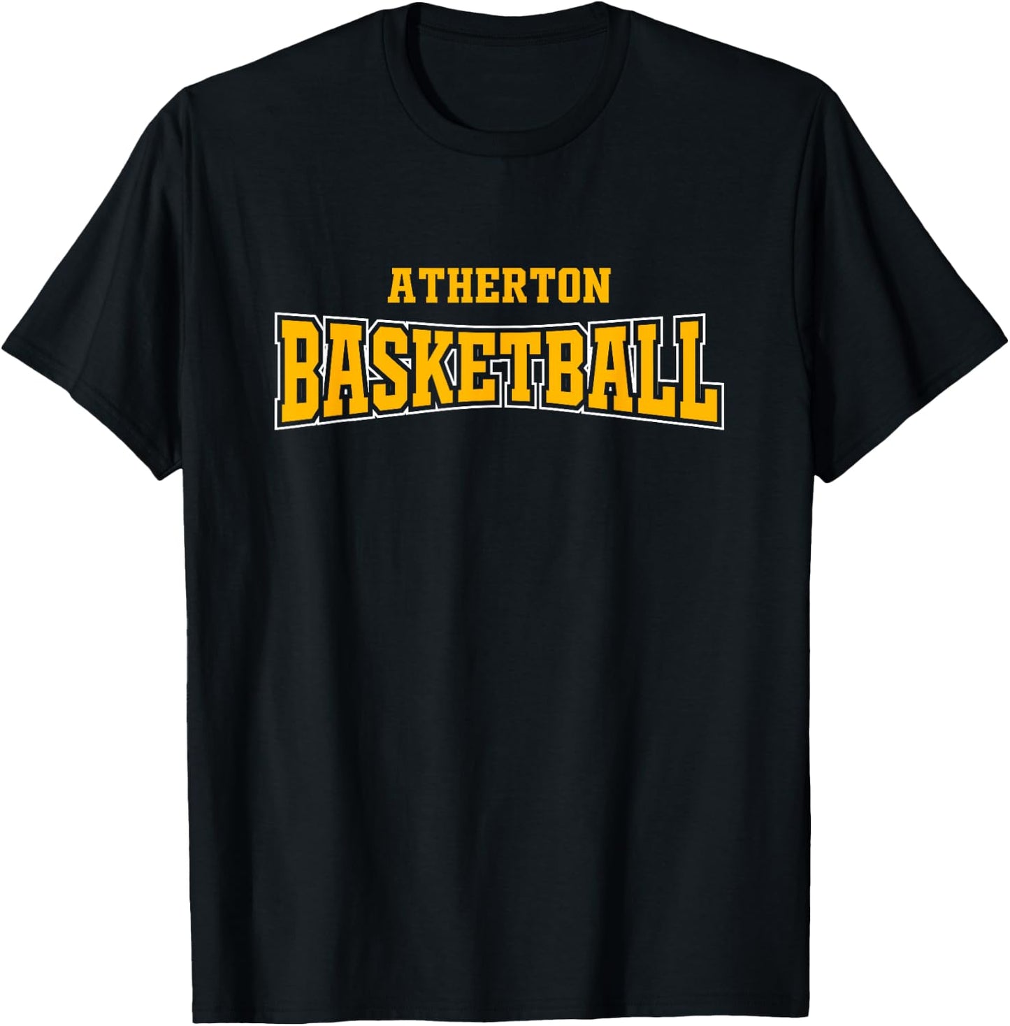 Atherton High School Basketball Warp HS T-Shirt - T-Shirt | Black