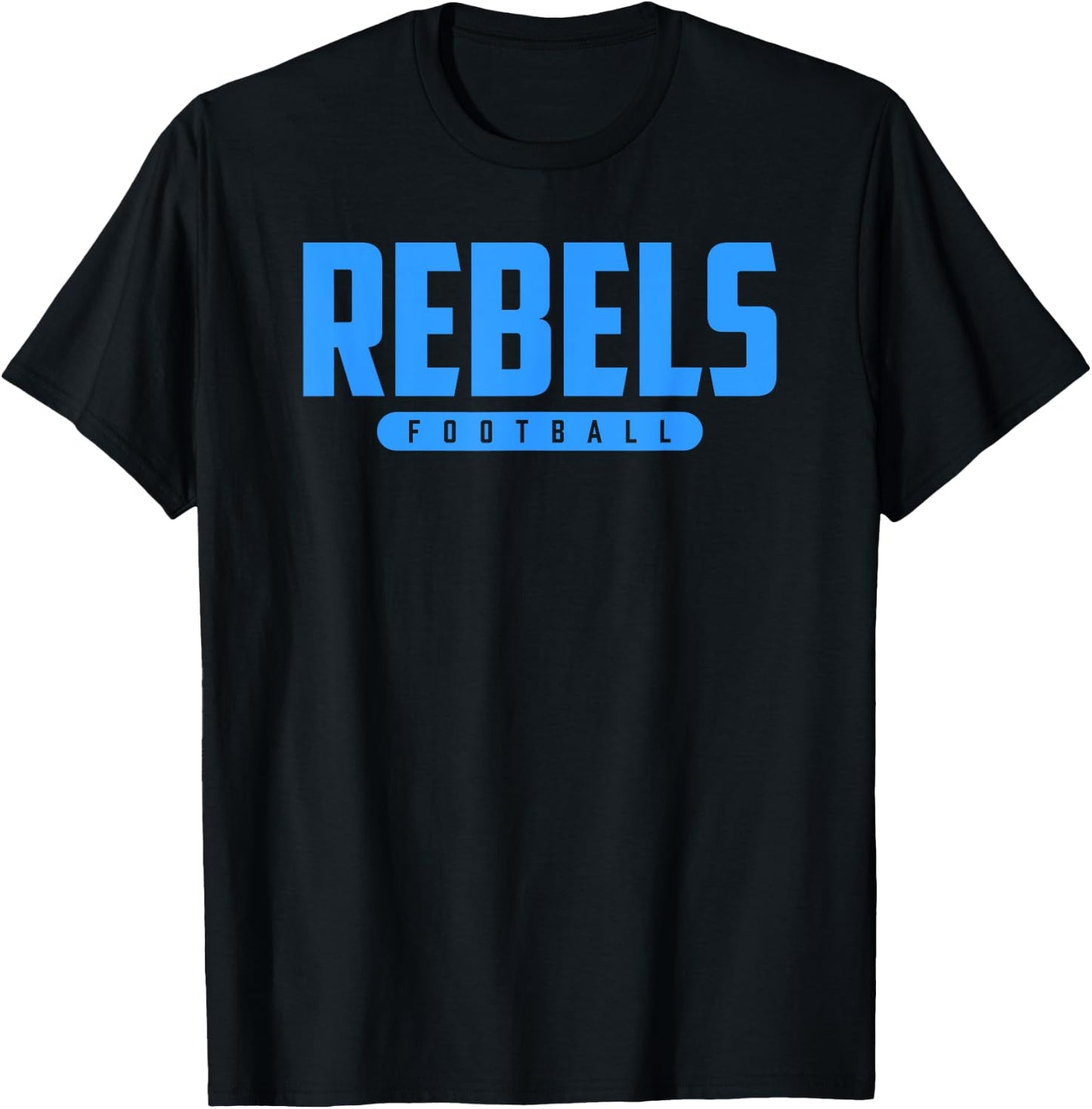 Boone County Rebels Football T-Shirt - T-Shirt | Black
