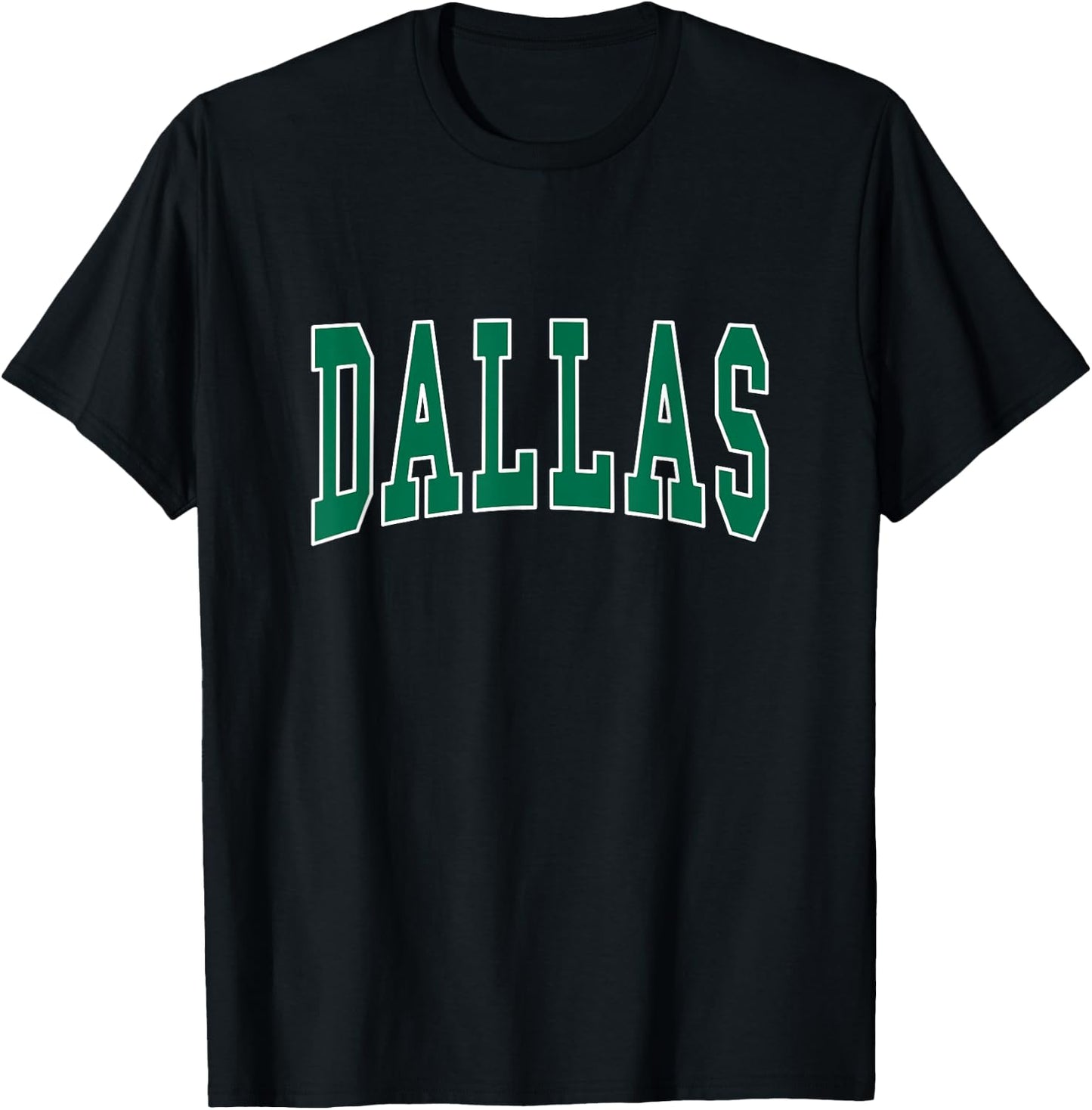 Graphic Apparel Co. - DALLAS Hometown Pride Throwback Design Classic - Black - Small - -Adult - Short Sleeve T-Shirt - T-Shirt | Black