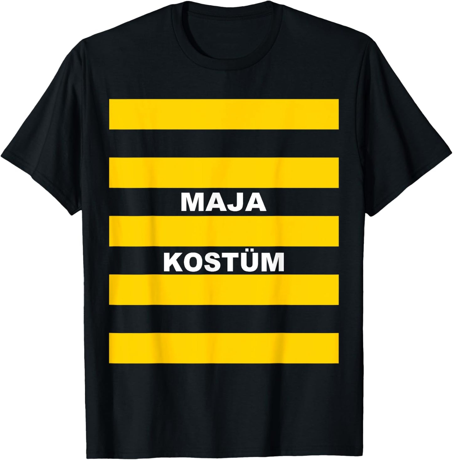 Maya Bee Costume Couple Costume Bee Carnival , black T-Shirt - T-Shirt | Black