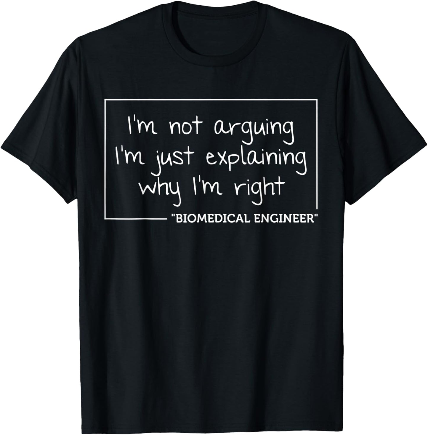 BIOMEDICAL ENGINEER Gift Funny Job Title Profession Birthday T-Shirt - T-Shirt | Black
