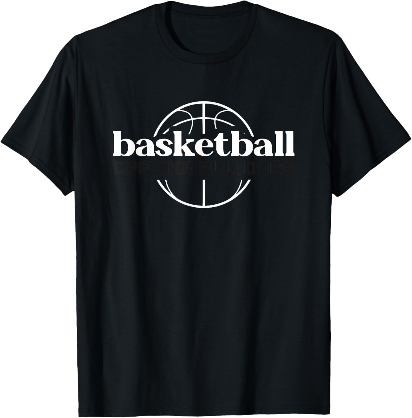 Opelika Bulldogs Basketball T-Shirt - T-Shirt | Black