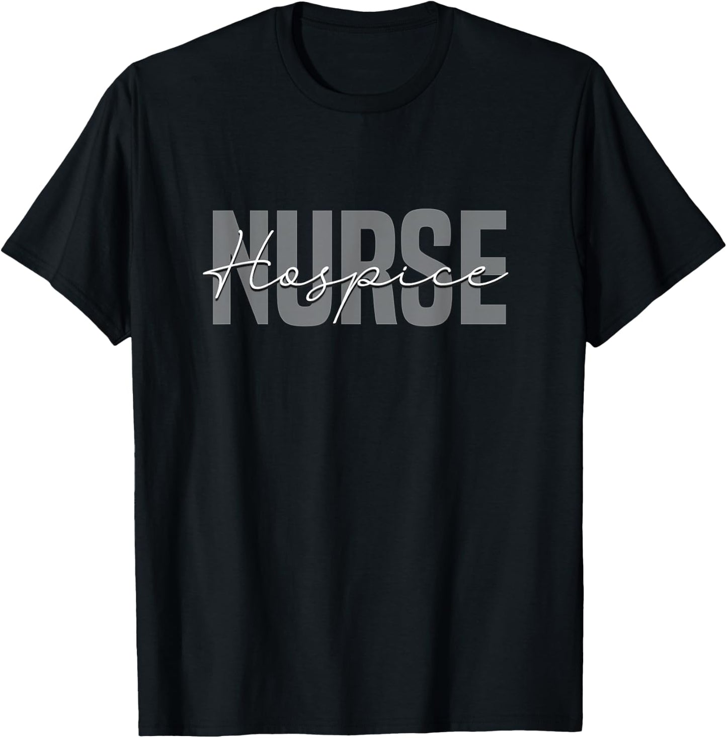 Vintage Hospice Nurse Doctor Graduation Medical Nursing RN T-Shirt - T-Shirt | Black