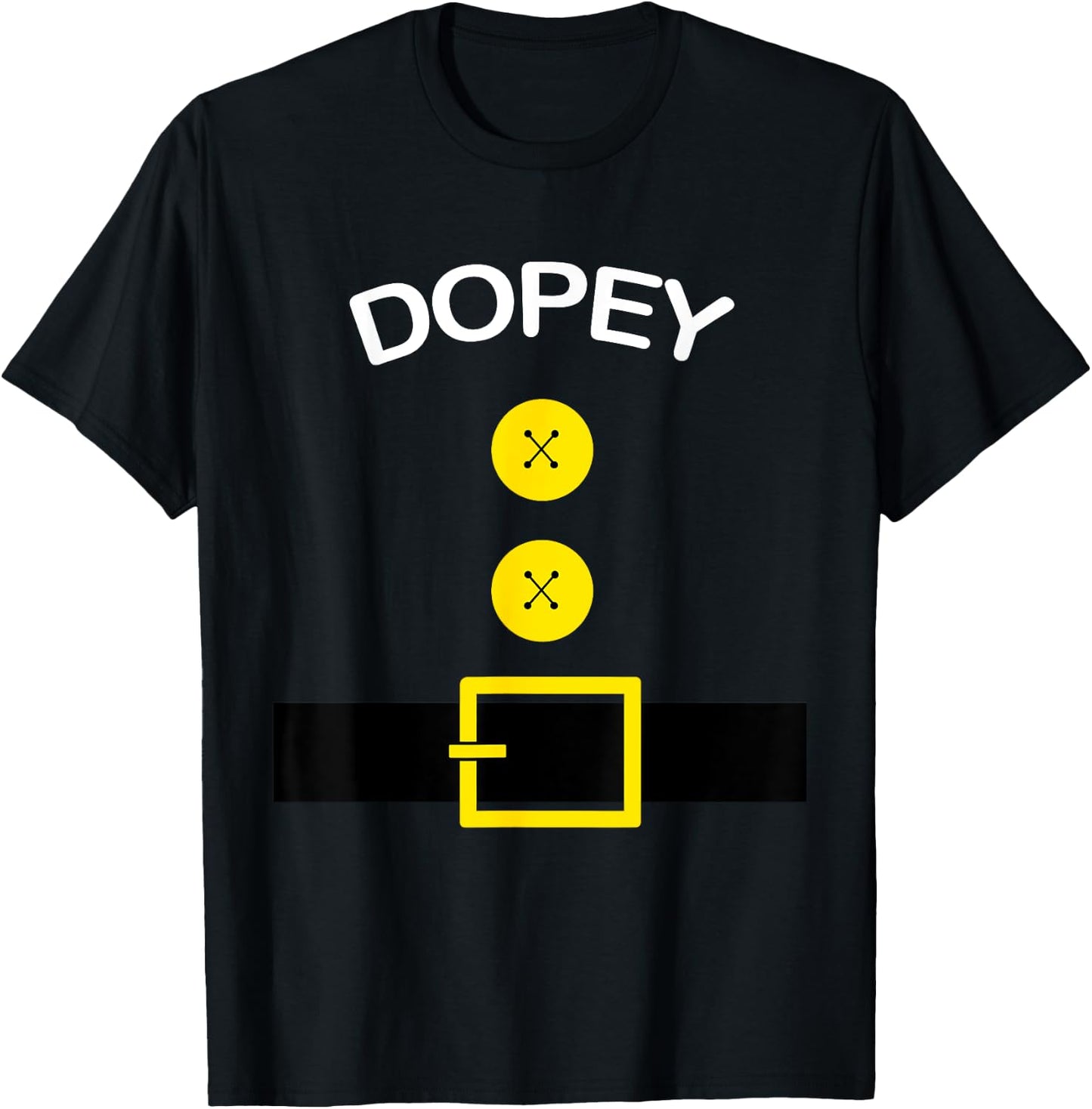 Funny Dopey Group Costume T Shirt Gift Novelty T-Shirt - T-Shirt | Black