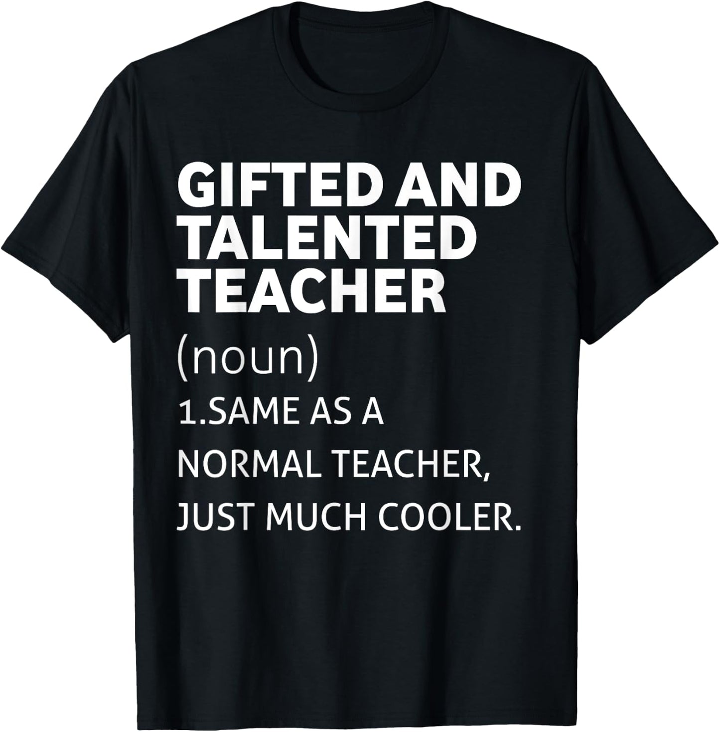 Gifted Education Teacher - Funny Gifted and talented teacher Men Women T-Shirt - T-Shirt | Black